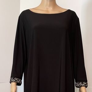 Blu Sage Black Dress, XL